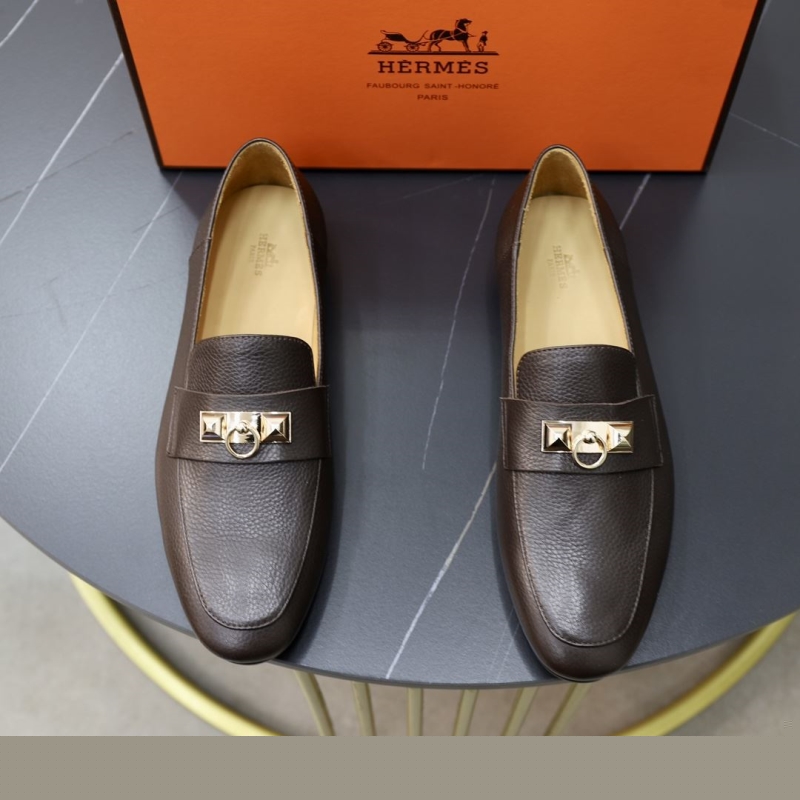 H**mes leather shoes